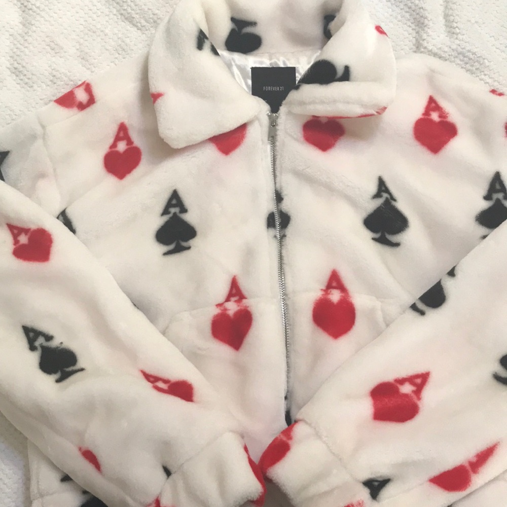 Plush ace jacket forever 21